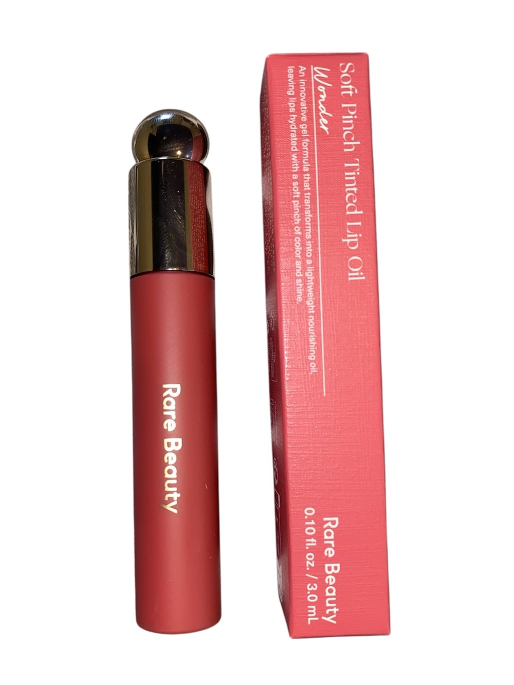NWOT Rare Beauty Pink/Rose Mauve “Wonder” Soft Pinch Tinted Lip Oil